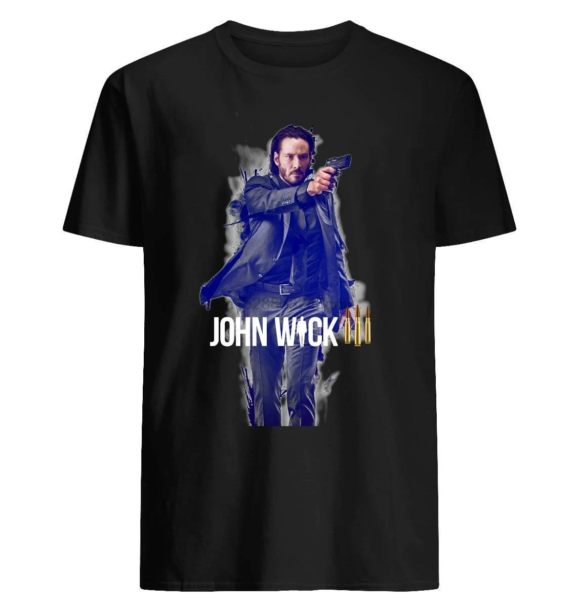 Johnwick3-Wallpaper-by-dathys-Tshirt-Unisex футболка для мужчин и женщин унисекс | Мужская одежда