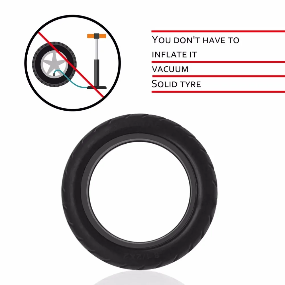 Micropores Vacuum Solid Tyre for Xiaomi Mijia M365 Electric Skateboard 8 1//2X2