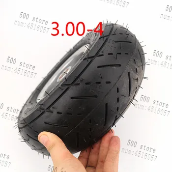 

good quality 3.00-4 tire wheel 10 inch tyre and inner tube + alloy rims hub for electric scooter scooter bike motorcycle