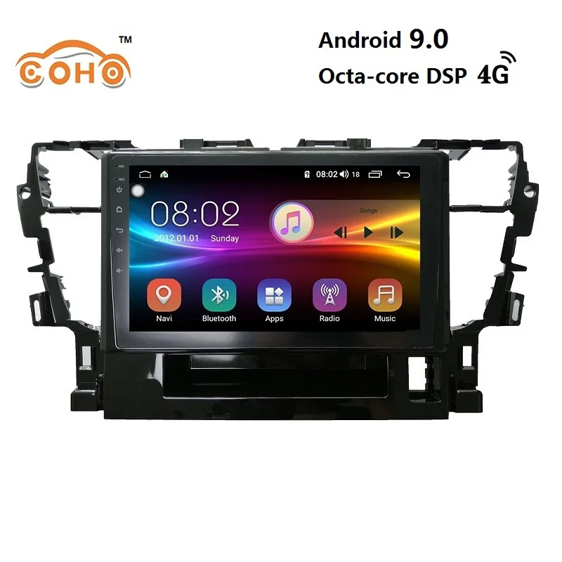 Top Android 9.0 8-core for 2015 TOYOTA Vellfire car radio with GPS navigation BT support SWC mirror 4G internet,ToyotaAndroid 0