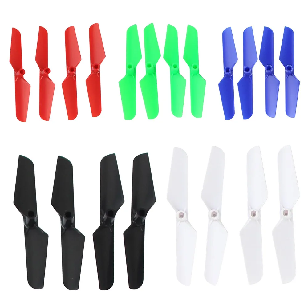 

Hiinst Helicopter Accessory 5Color Propeller Spare Parts 4 pcs For Syma X11 X11C Quadcopter RC Drone Main Blades Plastic