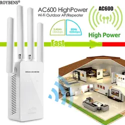 Wi-Fi повторитель сигнала усилитель беспроводной 4 г маршрутизатор двухдиапазонный Wi-Fi усилитель широкого диапазона сеть Wi-Fi 4 антенна