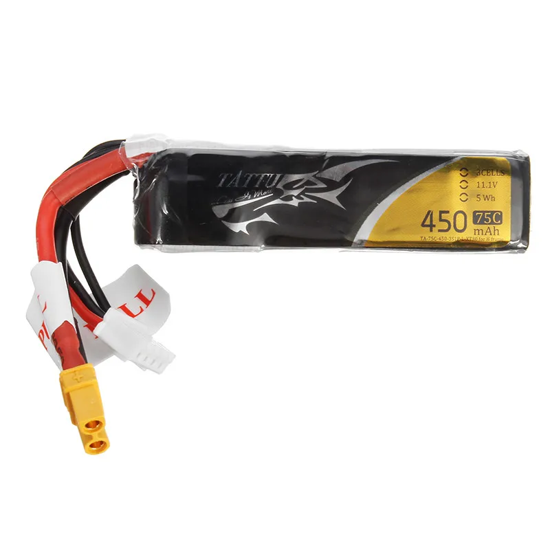 TATTU 1800mAh 11.1V 75C 3S1P Lipo Battery Pack