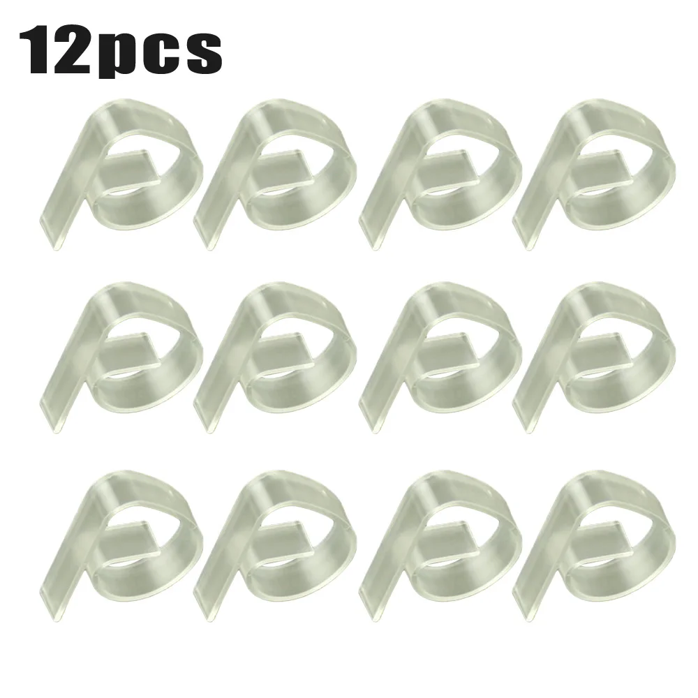

Wedding Tablecloth Clips Buffets Plastic One Dozen Clear Outdoors Restaurants Dinner Transparent Support Clamp