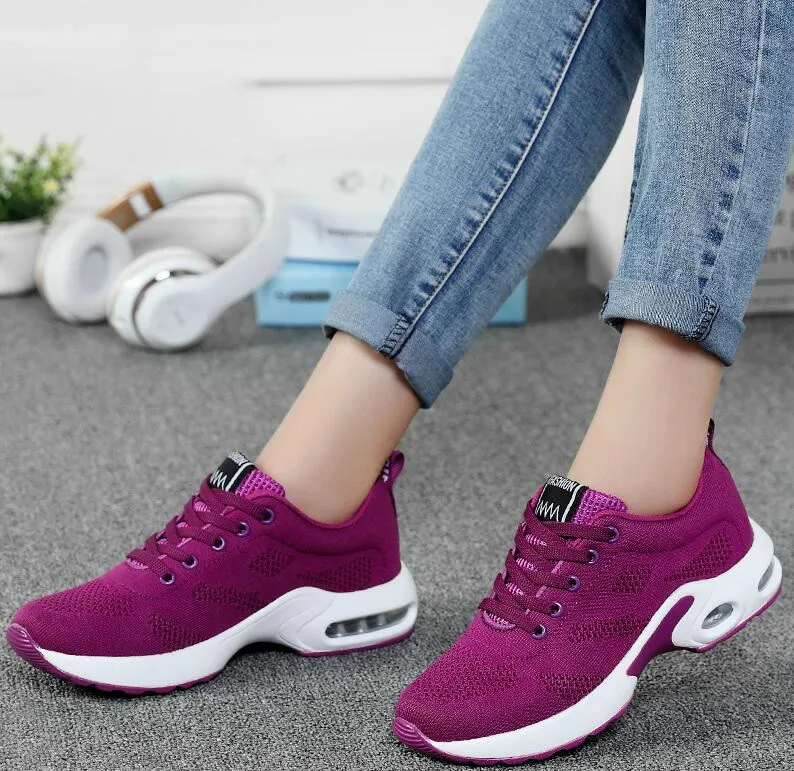

Women Black Sneakers Summer Fashion Breathable Air Mesh Lace Up Casual Shoes Ladies Soft Flat Comfort Walking Shoes Women Shoes
