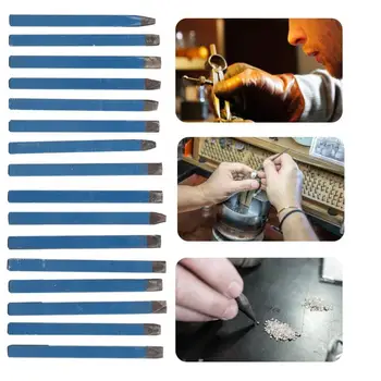 

DIY Professional Carving Jewelry Anvil Chisel Kit Flower Patterns Anvil Chisel Equipment Kit Jeweler Jewelry Making Engrave Tool