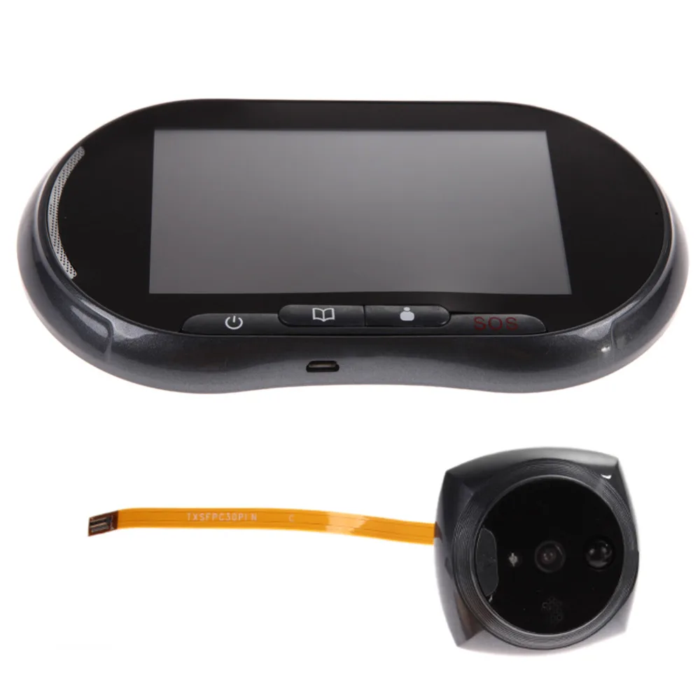 

5inch Digital TFT Color LCD Touch Screen Door Peephole Viewer Security Camera Call Doorbell With Night Vision NG4S