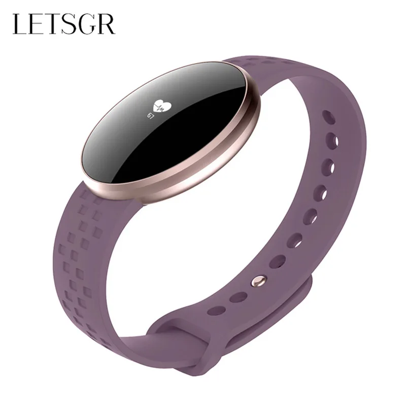 

LETSGR Female Style Bluetooth Smart Inteligente Watch Waterproof Fitness Activity Tracker Smartwatch Wristwatch for Android&IOS