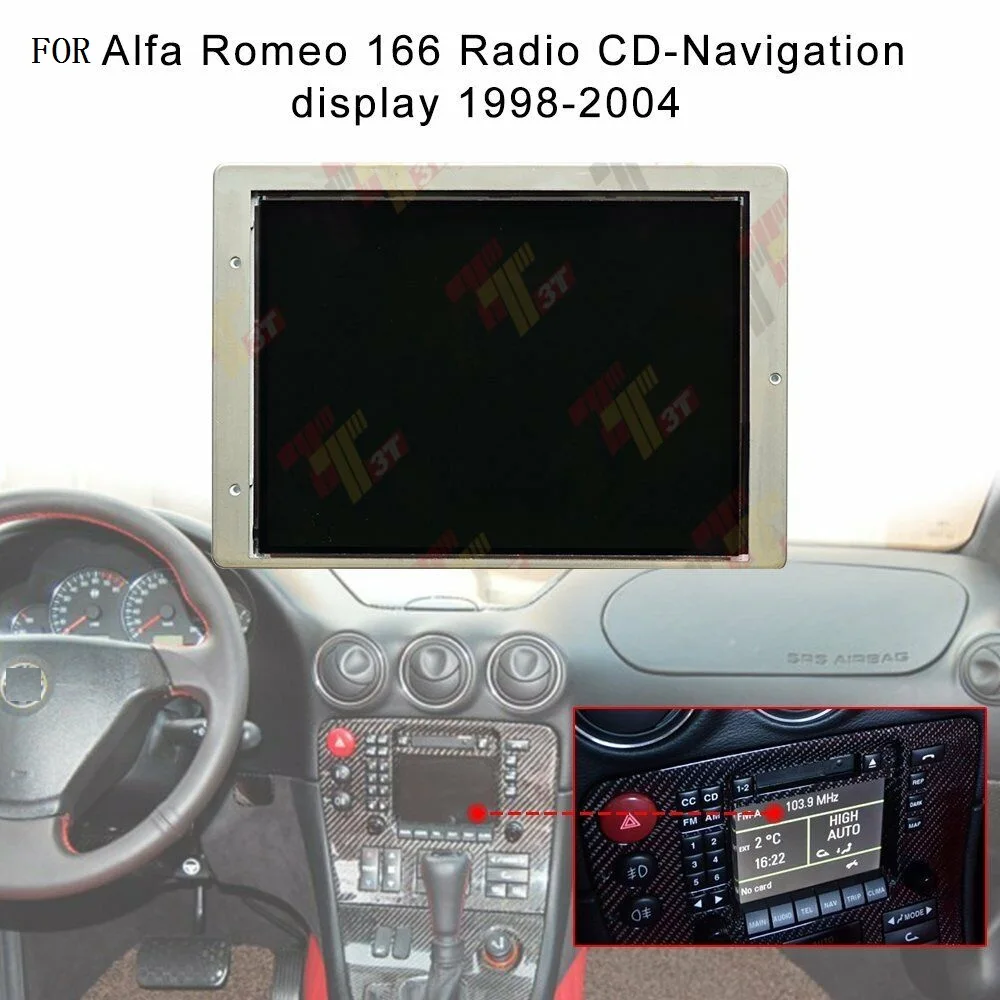 

FOR Alfa Romeo 166 Radio CD-Navigation display 1998-2004
