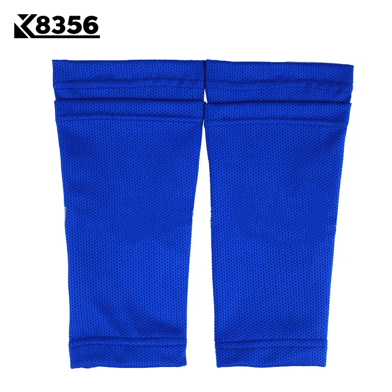

K8356 Soccer Breathable Protective Socks Football Elastic Shin Pads Socks Leg Sleeves Supporting Shin Guards Sports Safety