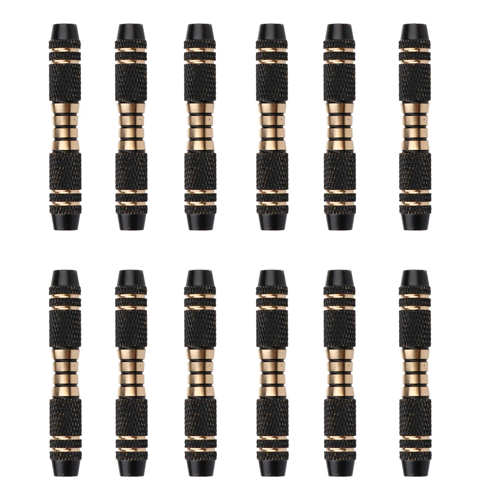 12 Pieces 16g Copper Dart Replacement Barrels for Soft and Steel Tip Darts Accessories