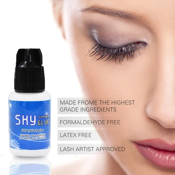 Free Shipping 1 bottle 1 2s Dry Time Most Powerful Fastest Korea Sky Glue S for Powerful Long-Lasting Eyelash Extensions Glue