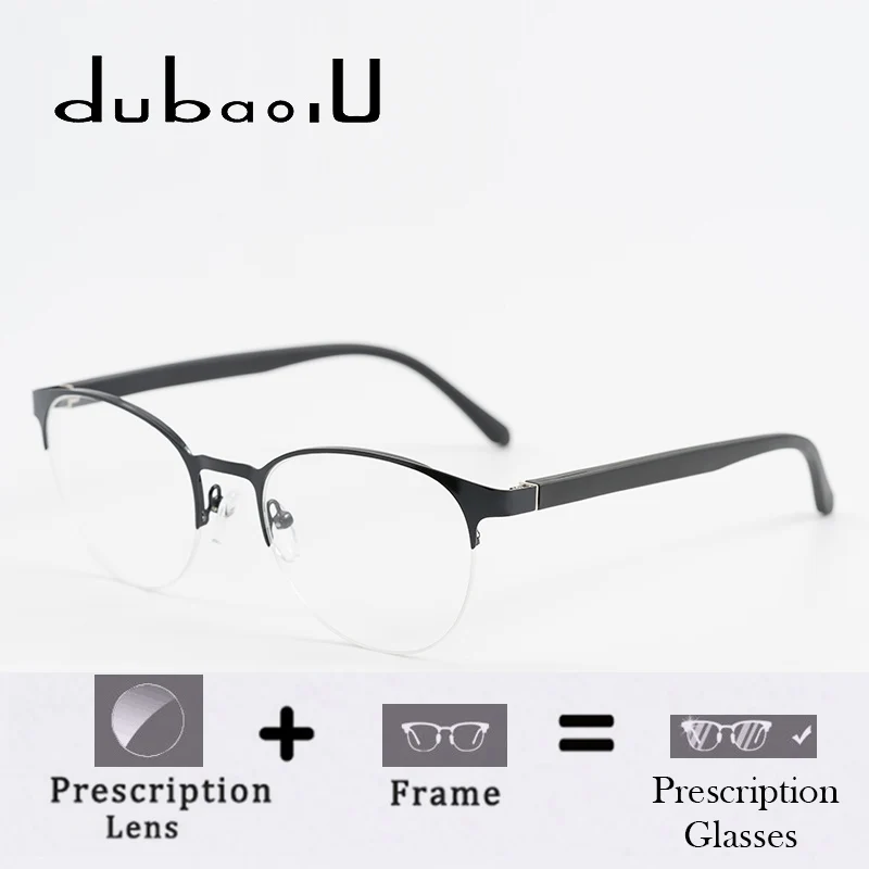 Alloy Prescription Glasses Men Myopia Astigmatism Progressive Anti Blue