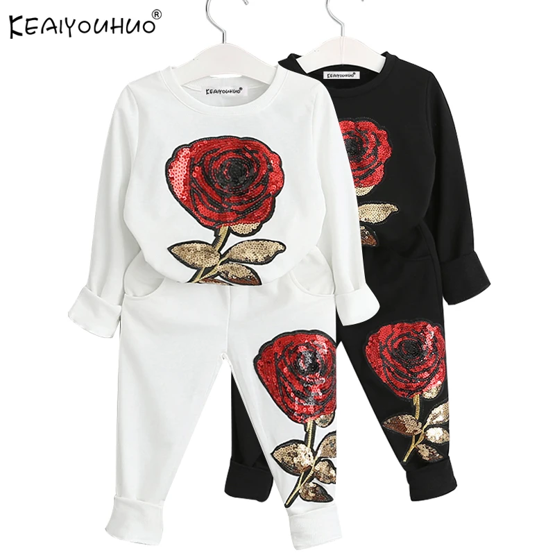 الخريف الشتاء طفل فتاة الملابس مجموعات رياضية للفتيات ملابس رياضية الاطفال ملابس وتتسابق الأطفال الملابس 3 4 3 5 6 7 سنوات