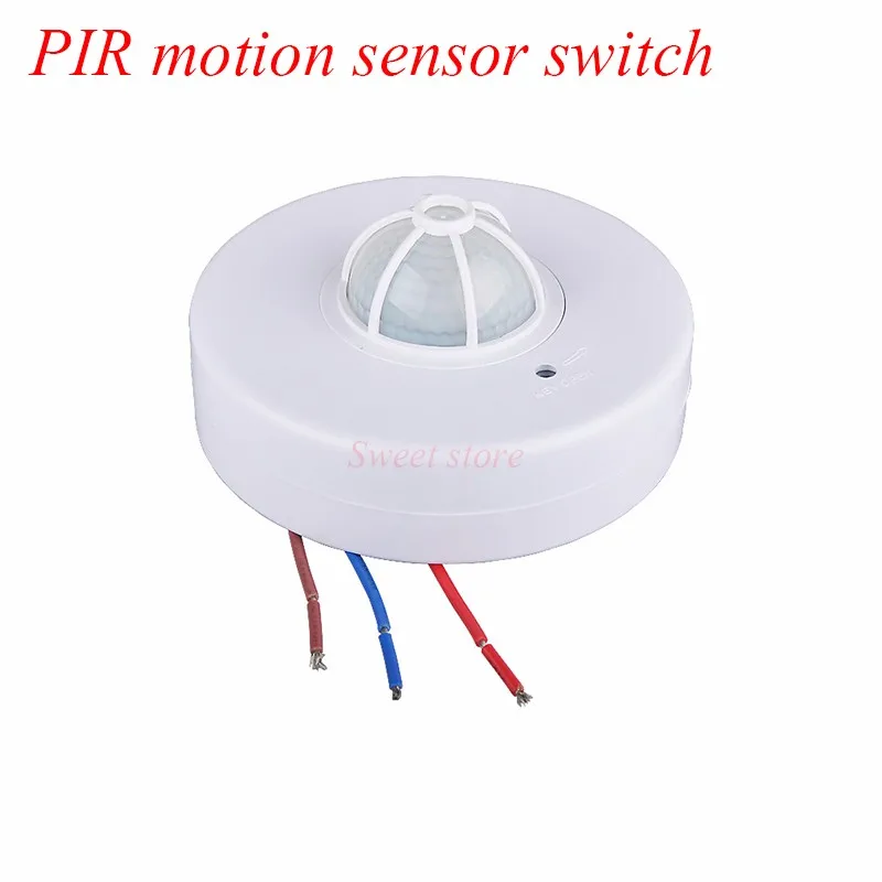 New 3 detectors 360 Degree  PIR Motion Movement Sensor Detector Switch led PIR infrared motion sensor body switch light switch (1)