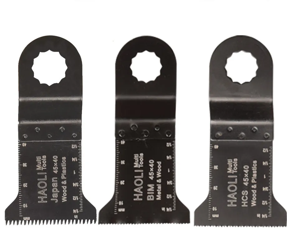 3 pcs standard Japan Bi metal oscillating muti tool saw blades for power tools as Ridgid,Worx