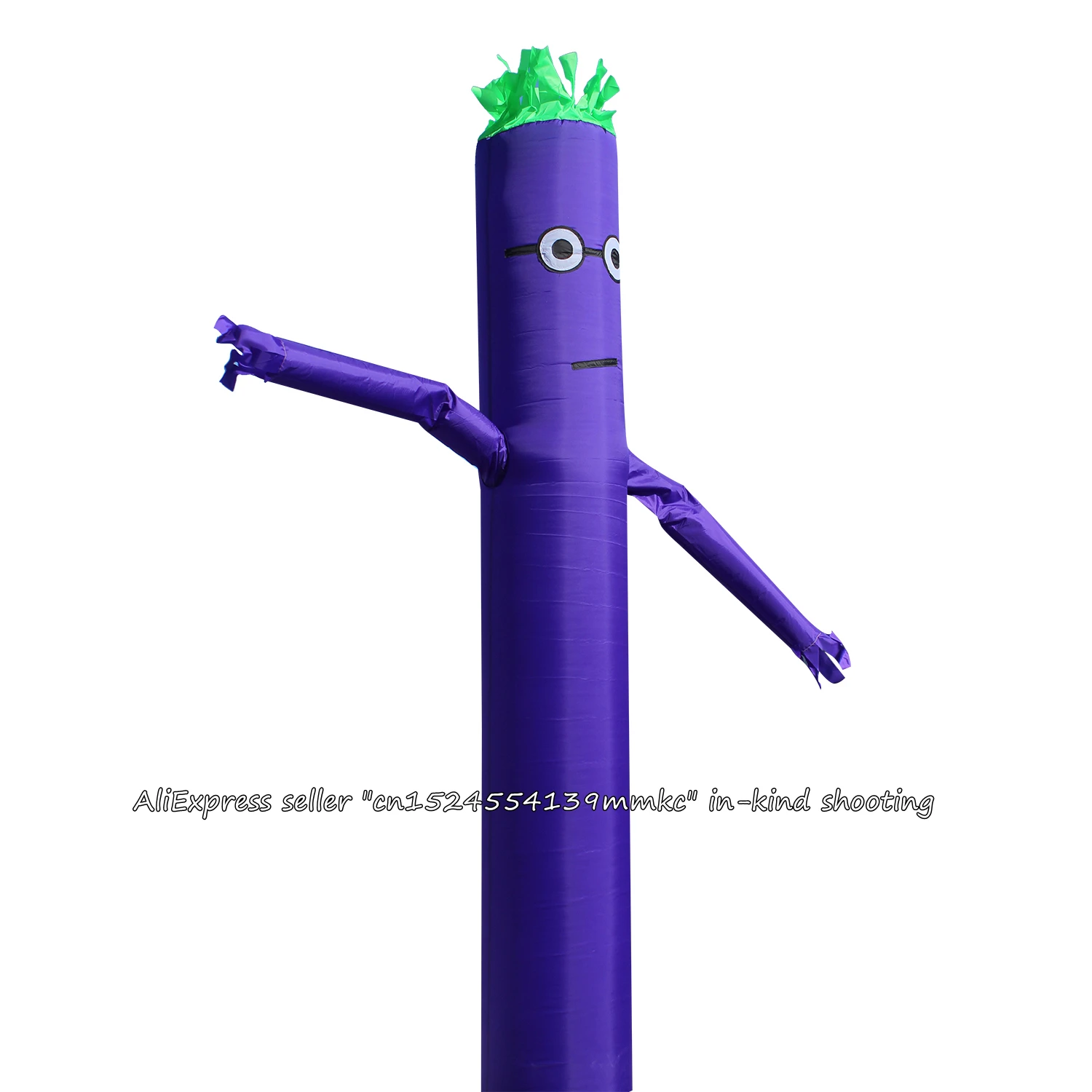 

10FT 3M Air Dancer Sky Dancer Inflatable Tube Puppet Wind Flying for 45CM Blowe (Dark Purple)
