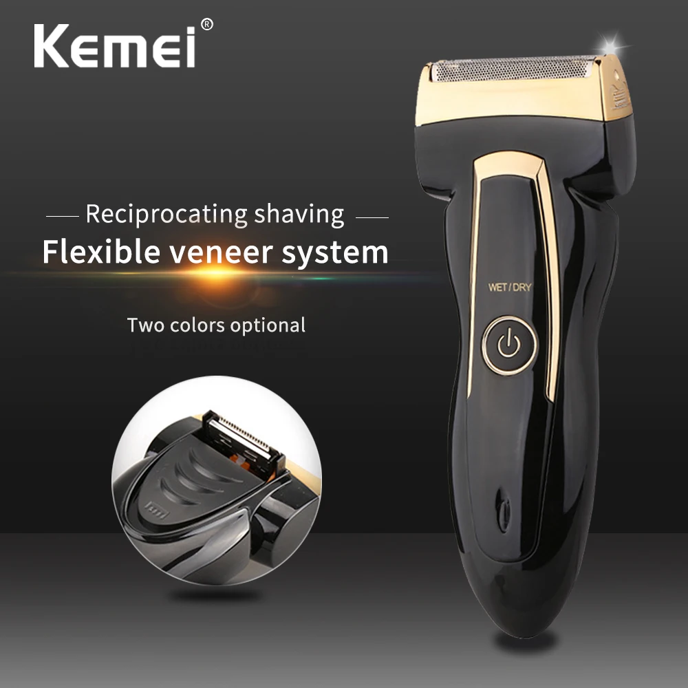 

KEMEI Rechargeable foil electric shaver beard trimmer electric razor for men stubble shaving machine facial trimer trimmer