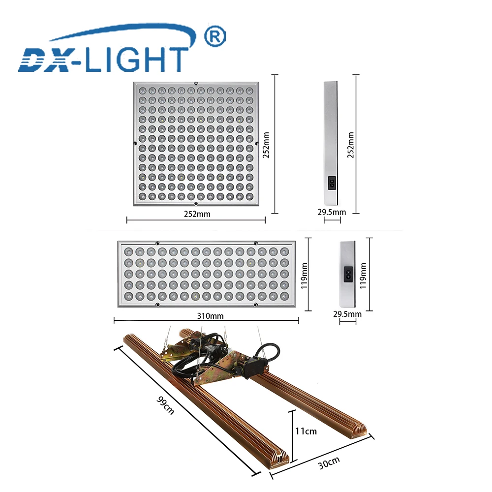 25 W 45 светодиодный светать полный спектр AC85 265V 150 5630SMD МВт водитель светильник