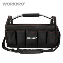 WORKPRO 1" 600D складная сумка для инструментов сумка на плечо сумка органайзер для инструментов сумка для хранения