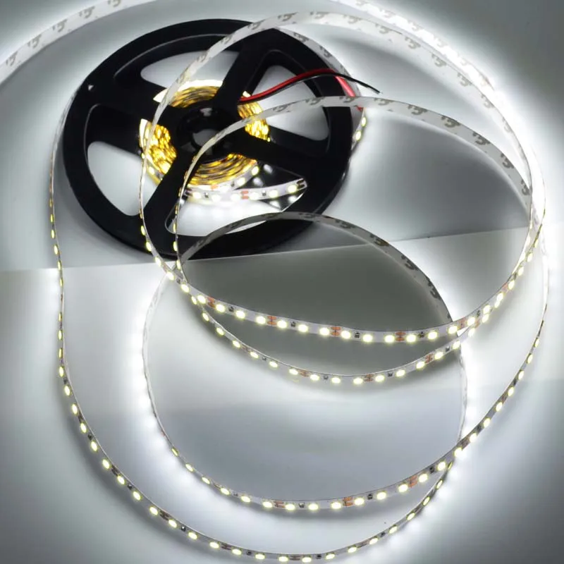 DC12V 8 мм Светодиодные полосы света 0 5 Вт/LED не водонепроницаемый SMD 2835 м 600LED 120л/м