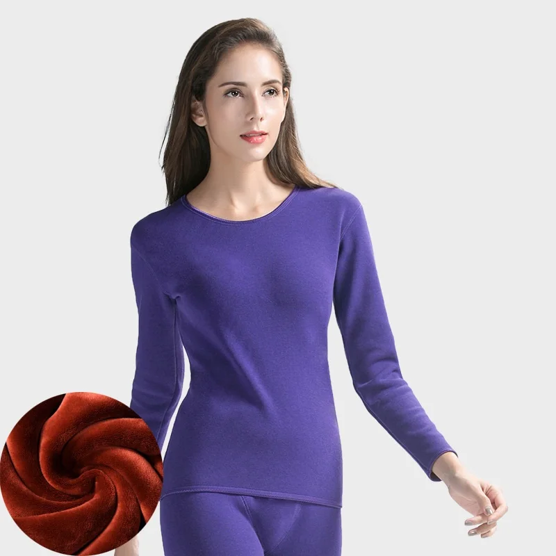 Thermal Underwear For Men Long Johns Women Thermo Shirt+pants Set Winter Keep Warm Thick Fleece Men Clothing Size L-XXXL 5