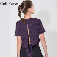 Летние женские спортивные рубашки быстросохнущая Спортивная футболка для бега с коротким рукавом для фитнеса тренировки футболки и топы Deporte Mujer