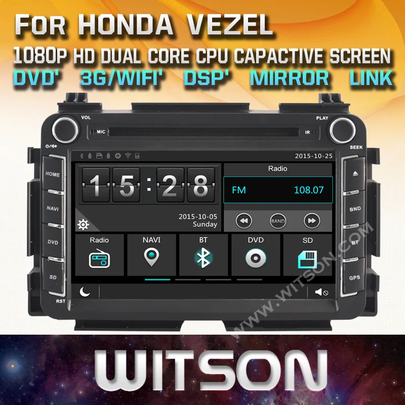 Clearance WITSON 8 inch car dvd gps for HONDA VEZEL radio bluetooth New Technology+Capctive Screen+1080P+DSP+ SUPPORTS WiFi/3G/DVR 0 Clearance WITSON 8 inch car dvd gps for HONDA VEZEL radio bluetooth New Technology+Capctive Screen+1080P+DSP+ SUPPORTS WiFi/3G/DVR 0