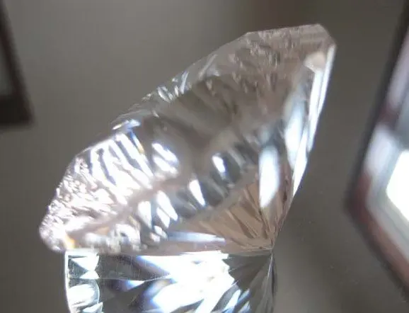 A* 46 г натуральный прозрачный кварцевый кристалл 80+ 1 односторонняя резьба искусство