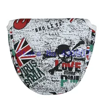 Высокое качество, 1 шт., колотушка Для Гольфа Клюшки защитные чехлы череп клюшки крышка с рисунком «Флаг Великобритании шлем для игры в гольф, Кэмерон оды 2-мяч клюшки