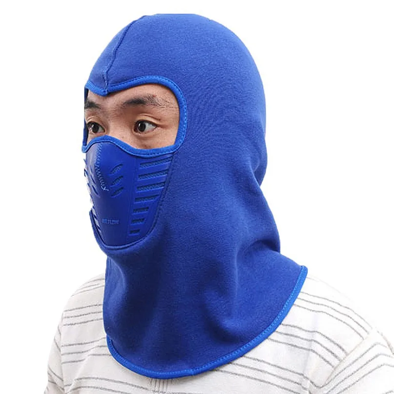 Winter Hats Sports Fleece Headgear Warm Scarf Hat Tactical Mask Ski Cycling Face Mask Windproof dustproof Hiking Mask #3j#F (1)