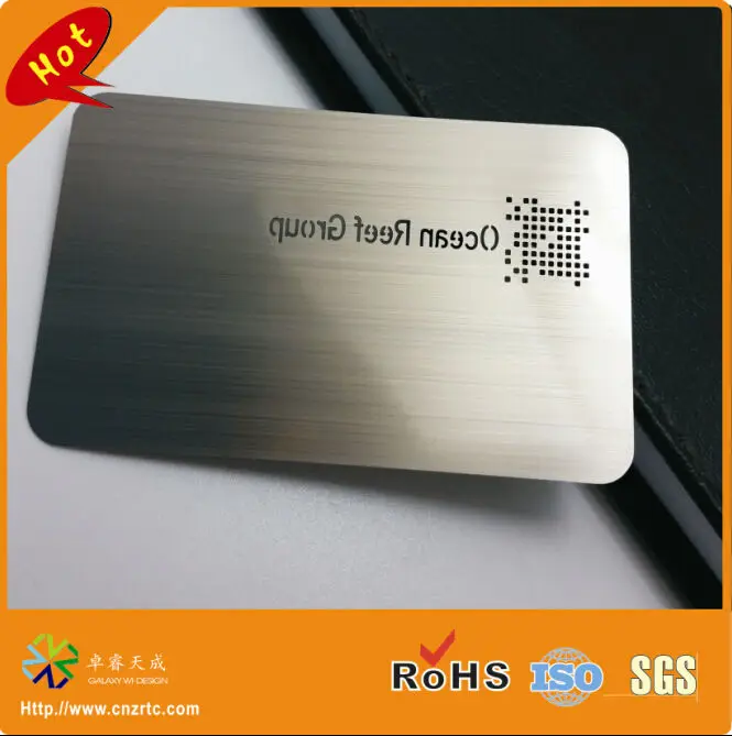 brushed metal business card 2