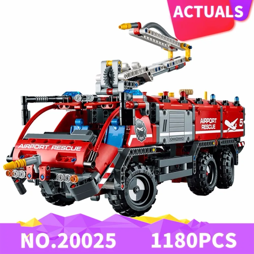 

City Rescue Vehicle Model Building Blocks toys 20055 compatible with legoingly Technic Series 42068 Educational DIY toys hobbies