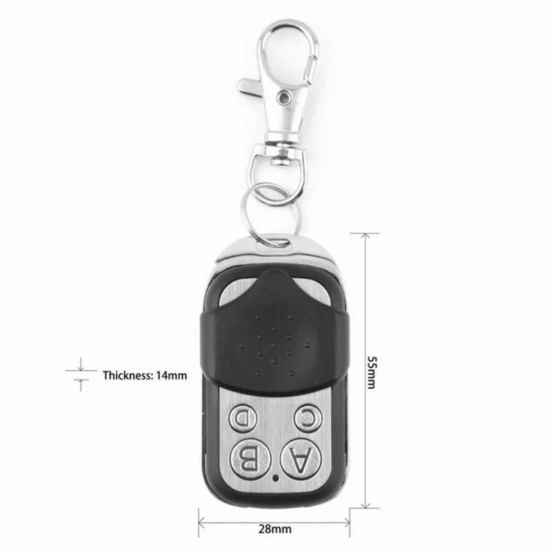 EDAL 1pcs Worldwide Electric Cloning Universal Gate Garage Door Remote Control Fob 433mhz Key Fob