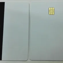 2000 шт. Hi-Co магнитной полосой Композитный карты SLE4442 карт ic ПВХ Пустой Контакт ic-карты