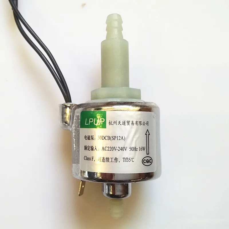 

Steam drag electromagnetic pump model 30DCB (SP-12A) Power AC220-240V- 50HZ 16W