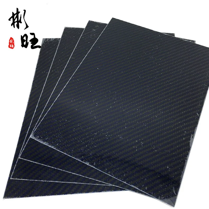 

3k carbon fiber Plate Panel Sheets High Composite Hardness Material,3k black carbon fiber + blue kevlar, twill.