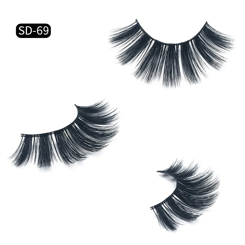 Wholesale Eyelashes 50Pairs 3D Mink Lashes Luxury Hand Made Mink Lash Long Lasting Volume Lashes Extension False Eyelashes Free