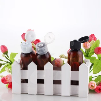 

PET 30pcs 60ML Plastic Bottle Pump Cream and Shower Gel Container Puming Plastic Round Bottles 60M