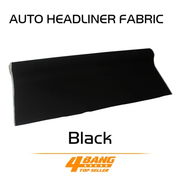 

90.5"x55" 230cmx140cm car styling Sound Insulation foam backing roof lining UPHOLSTERY auto pro headliner fabric ceiling
