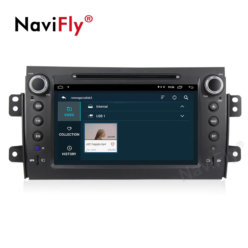 Best NaviFly Android 9.1 car dvd for Suzuki SX4 2006 2007 2008 2009 2010 2011 2012 2013 car radio gps navigation RDS DVR 3