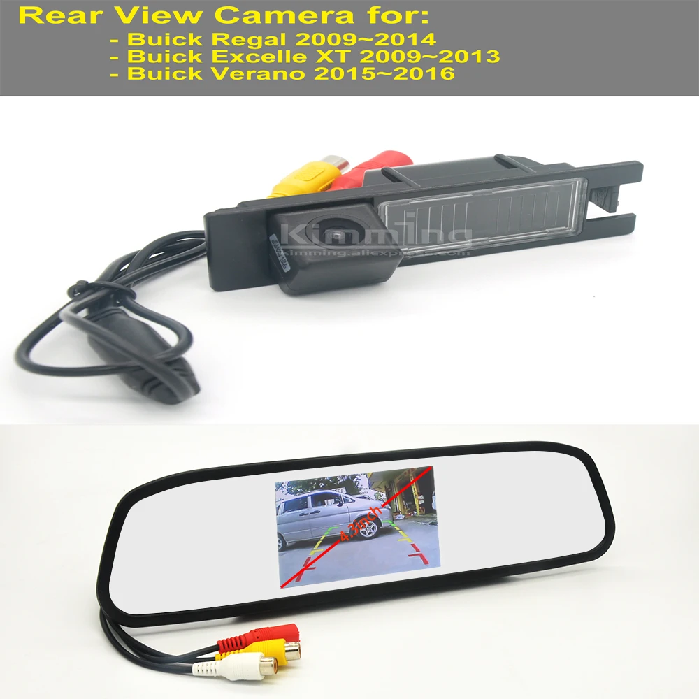 

Car Rear View Camera for Buick Regal Excelle XT Verano 2009~2016 Wireless Reversing Park Backup Camera Mirror kit Display