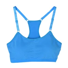 Outdoor Running Women Sexy Bra Solid Color Steel Running Word Back Bras