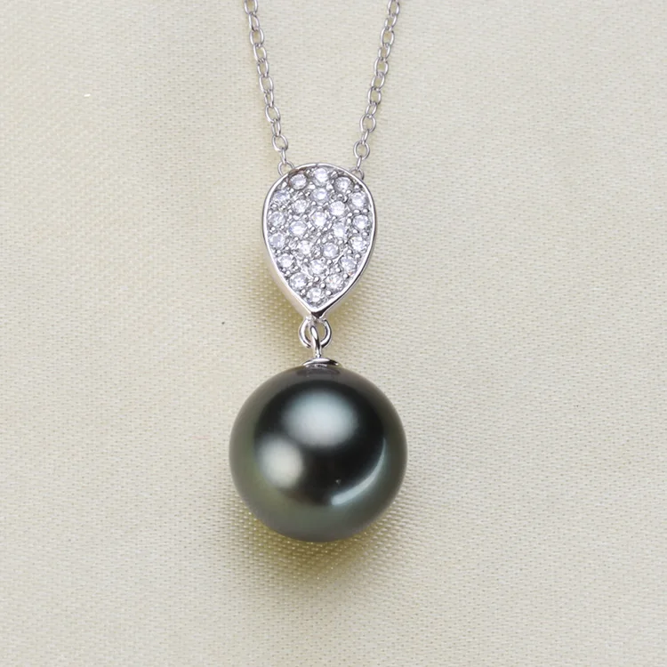 

3pcs/lot DIY Jewellery 925 Silver Pearl Pendant Unique Design Necklace Pendant Findings Jewelry Parts Fittings Women Accessories
