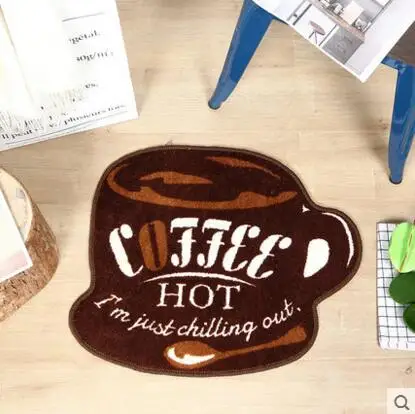 Форма кофейной чашки Коврик для пола ковры и коврики Противоскользящий коврик для входной двери нескользящий кофе hou дверной коврик