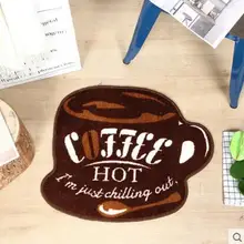 Форма кофейной чашки Коврик для пола ковры и коврики Противоскользящий коврик для входной двери нескользящий кофе hou дверной коврик