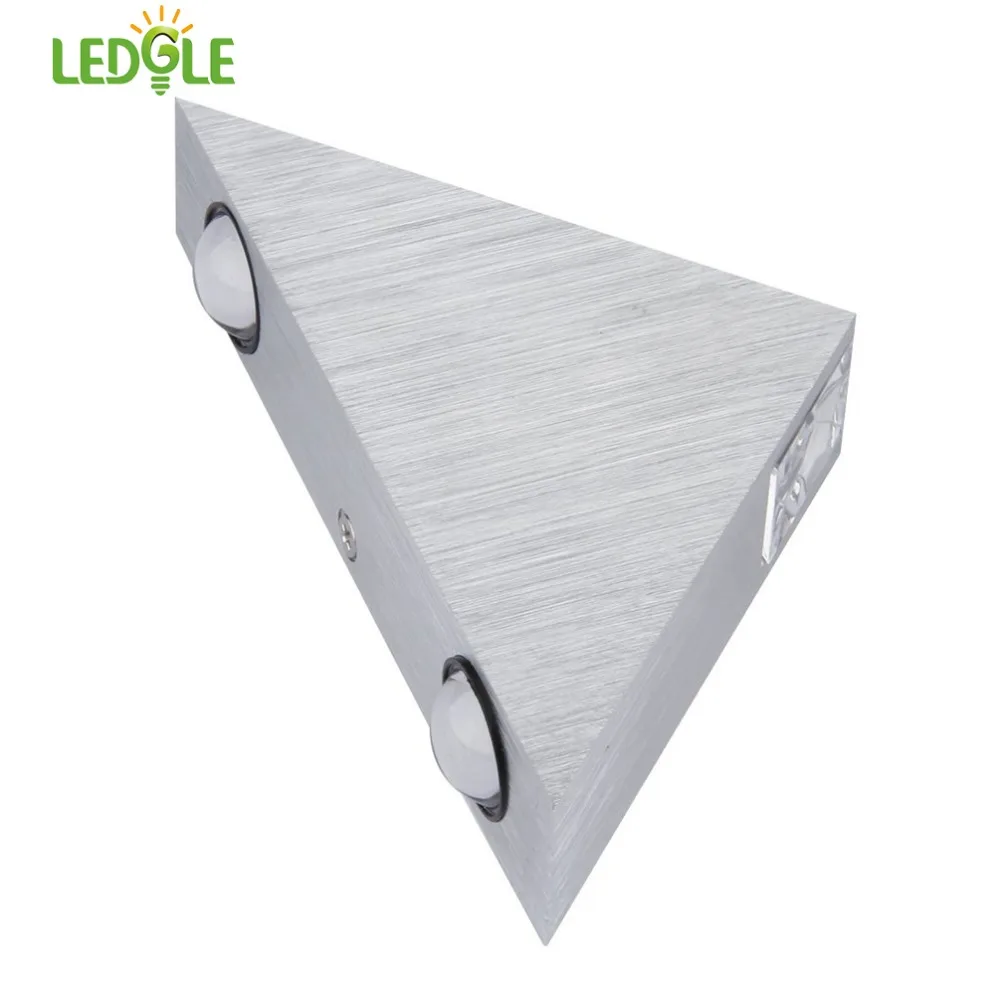 

LEDGLE 3W Triangle Wall Lamp Modern LED Lamp Decorative For Bedroom Home Lighting Luminaire Bathroom Light Fixture Wall Sconce