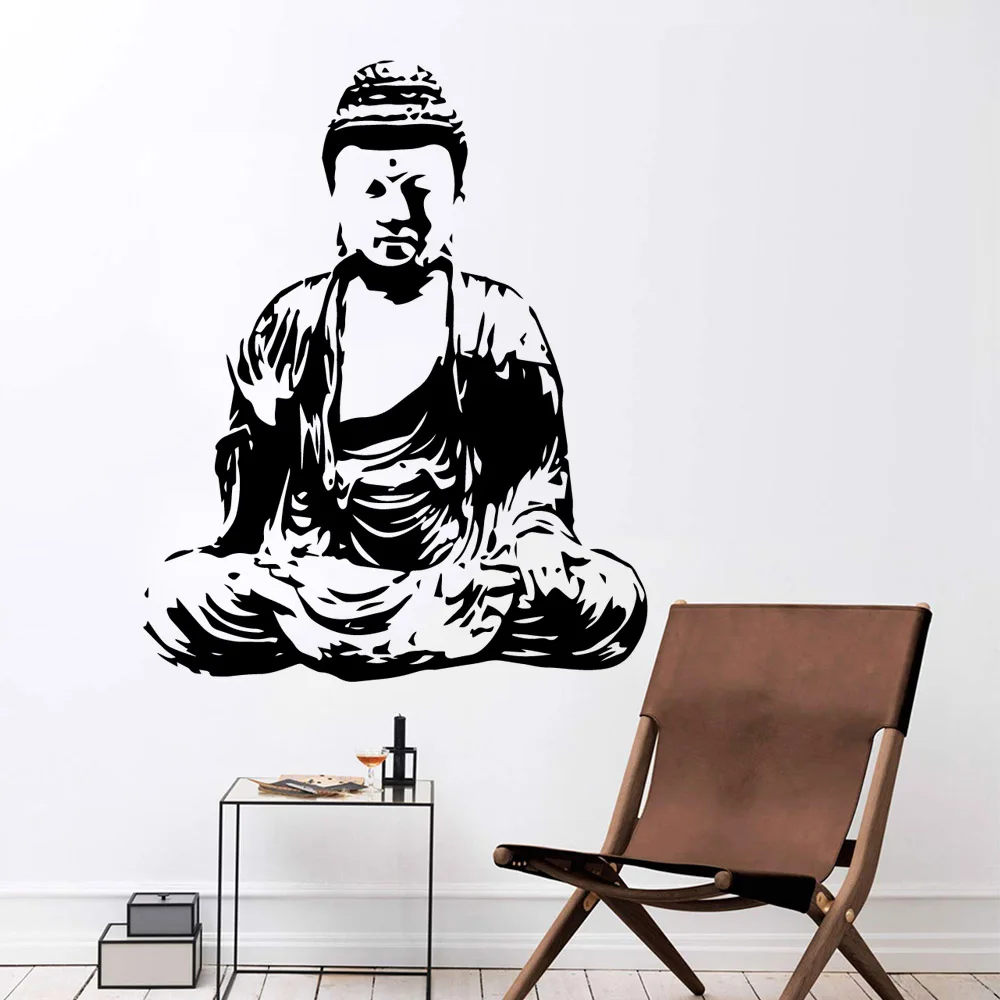 Romantic Buddhism Wall Decal Art Vinyl Stickers For Kids Rooms Decoration Decal Creative Stickers