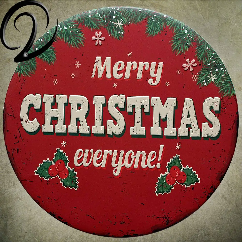 Buy Merry Christmas Everyone Shabby Chic Wall