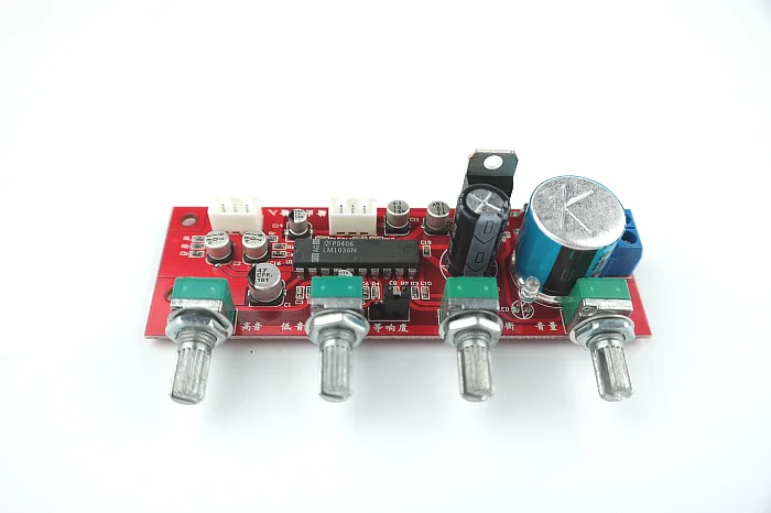 DC12-24V LM1036 tone board с высокими частотами, регулируемый усилитель громкости басов